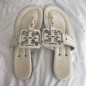 Tory Burch White Patent Leather Sandals ✨ Size 8
